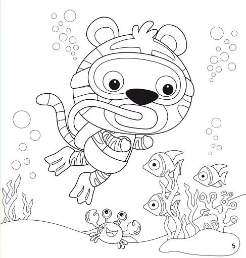 Розмальовки, аплікації, завдання. Морська прогулянка. 40 наліпок - фото 3