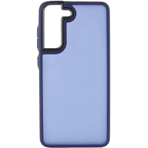 Чехол Epik TPU+PC Lyon Frosted для Samsung Galaxy S22 Navy Blue