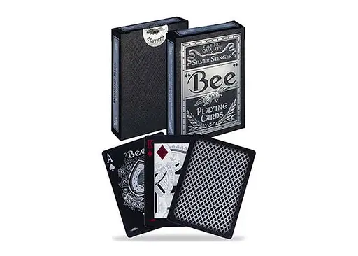 Карты игральные United States Playing Card Company Bee Silver Stinger (02533) - фото 5