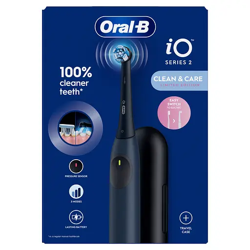 Электрическая зубная щетка Oral-B iO 2 океанически-синяя - фото 7