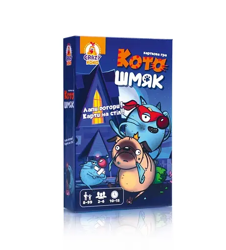 Настольная развлекательная игра "Котошмяк" VT8077-01 Vladi Toys, в коробке (4820234765591) - фото 1