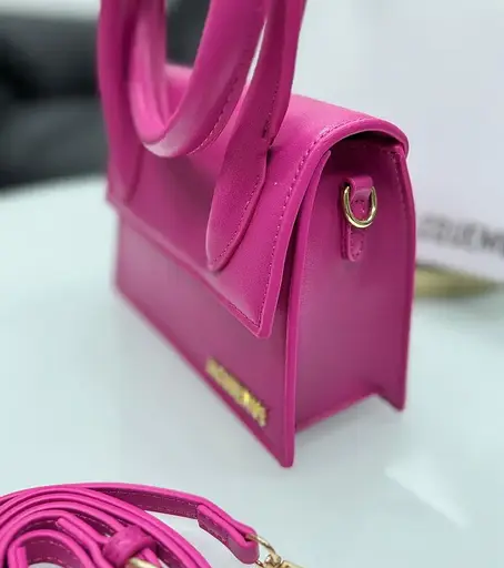 Сумка женская через плечо Jacquemus (Розовый) - фото 4