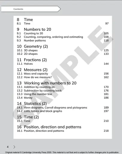 Cambridge Primary Mathematics 1. Workbook with Digital Access (1 Year) - фото 3
