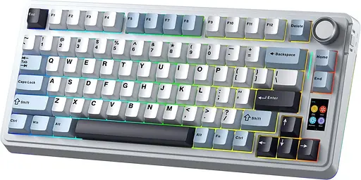 Клавіатура Aula S75 Pro Wireless Star Vector Switch UA White (6978080502148) - фото 2