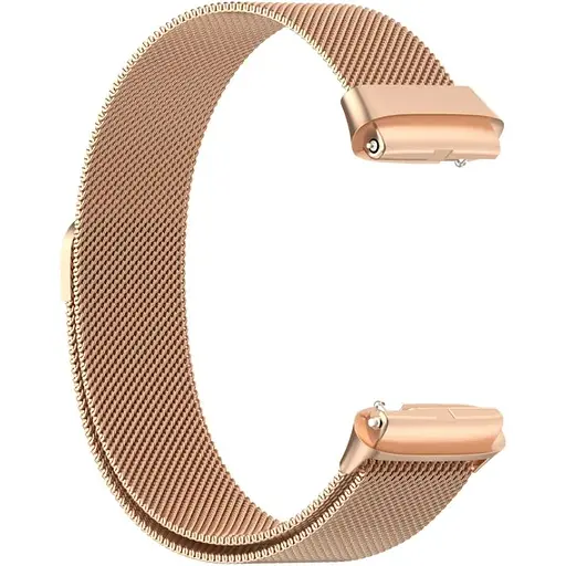 Ремешок DK для Xiaomi Redmi Watch 3 Active / 3 Lite Metal Milanese Loop Magnetic (rose gold) - фото 2
