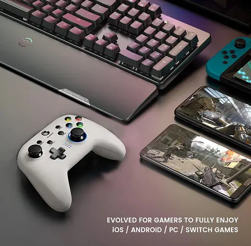 Геймпад джойстик для смартфона GameSir T4 Pro White MFi Multi-platform Game Controller - фото 6