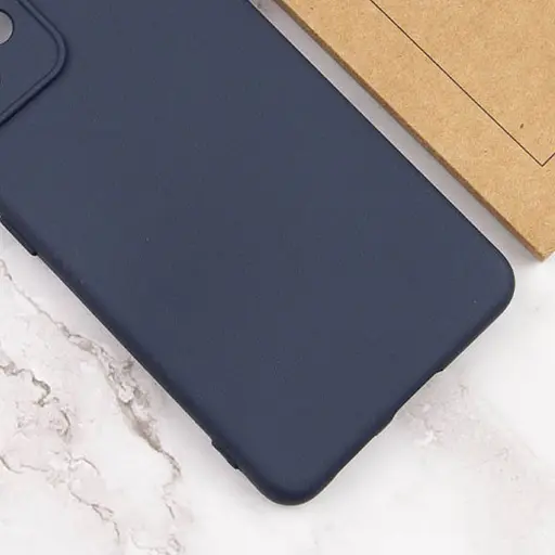 Чохол Silicone Cover Lakshmi Full Camera (A) для Tecno Spark Go 2023 Синій / Midnight Blue - фото 4