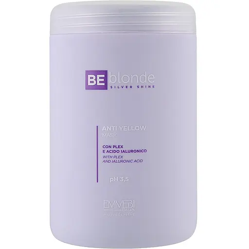 Маска для волосся Антижовта Emmebi Italia Be Blonde Silver Anti Yellow Mask 1 л