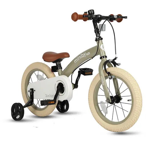 Велосипед-биговел Qplay Miniby 3в1 14" Grey-Green (CB01MiniBy14GreyGreen)