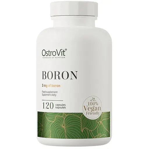 Витамины и минералы OstroVit Vege Boron, 120 вегакапсул. - фото 1