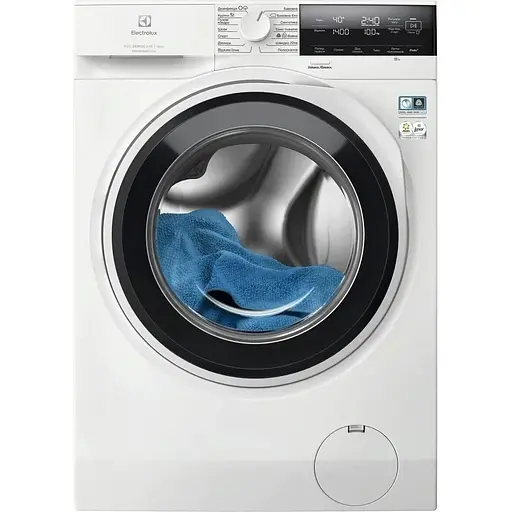 Пральна машина Electrolux фронтальна 10 кг 1400 A+++ 66 см дисплей пара інвертор universaldose білий