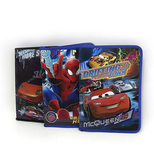 Шкільна папка на змійці Sm+ap+cr, А4, 23x33 см, 5341DSCN (В асортименті) - фото 2