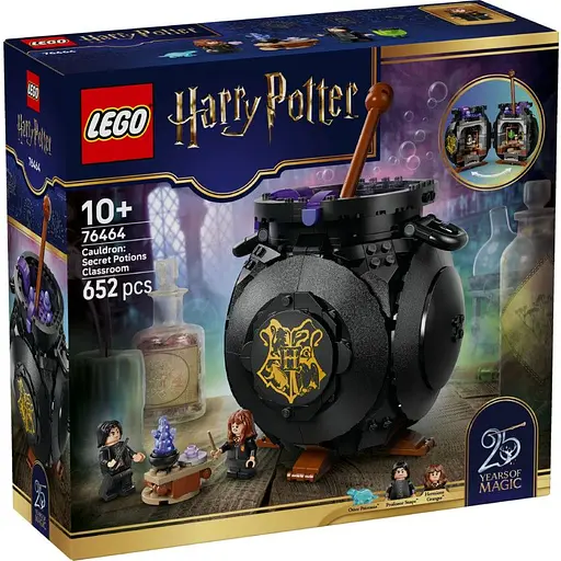 Конструктор LEGO Harry Potter Котел: Таємний клас зіллєваріння 652 деталі (76464)