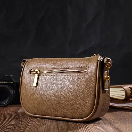 Сумка кожаная женская Vintage 20х14.5х8.5 см sum0022728 - фото 7