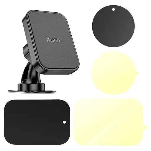 Автотримач для телефона HOCO H33 Cheetah magnetic car holder(center console) Black - фото 7