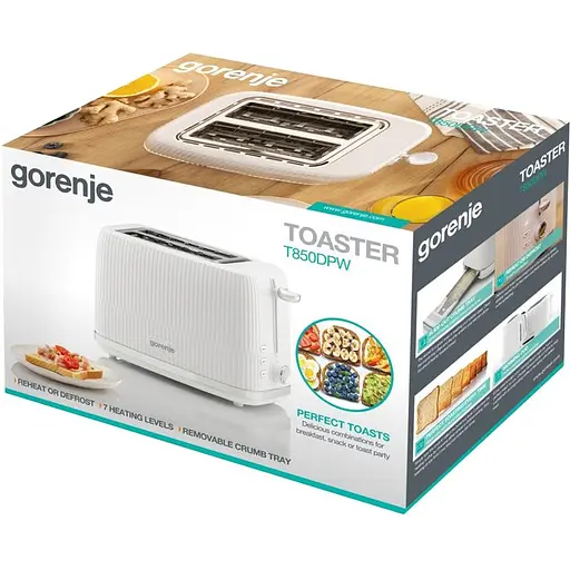 Тостер Gorenje T850DPW (TA1425-CE) - фото 2