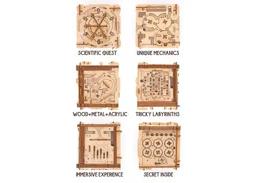 Головоломка ClueBox - Escape room in a box: Cambridge Labyrinth (ВР_ГКБЕРКЛ) - фото 4