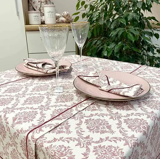 Серветка Прованс Avantime, 40х40 см, Версаль, бордо (17315) - фото 2