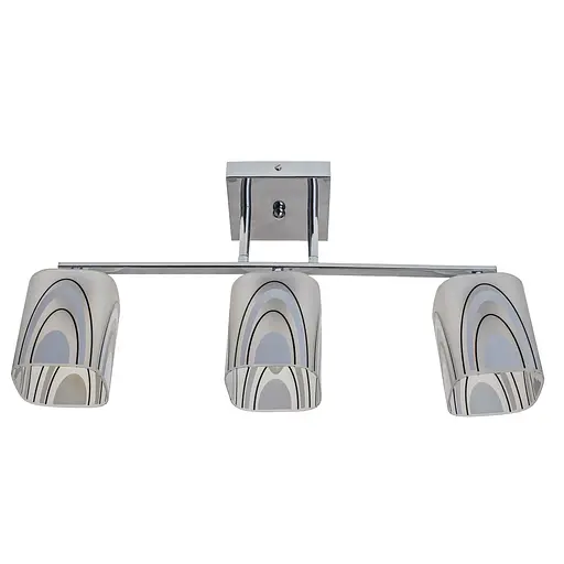 Люстра стельова Brille класична E27 60W CH (LK-647C/3) - фото 3