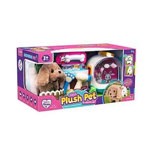 Любимец Собачка, с музыкой и движениями, на батарейках, переноска 070-1B