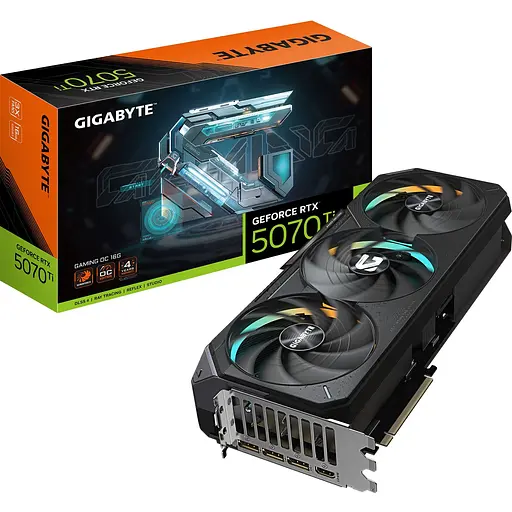 Видеокарта Gigabyte GeForce RTX 5070 Ti GAMING OC 16G (GV-N507TGAMING OC-16GD) EU [125987]