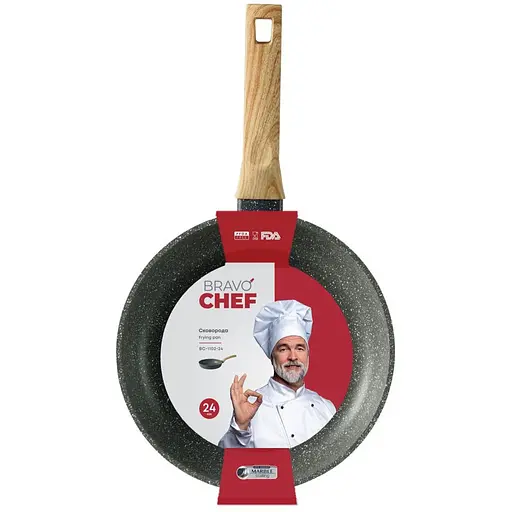 Сковорода Bravo Chef 24 см (BC-1102-24) - фото 5