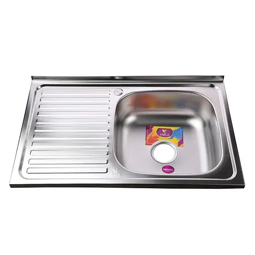 Мойка кухонная Mira MR 8050 RD Decor Right прямоугольная 800х500х180 мм 30412 - фото 1