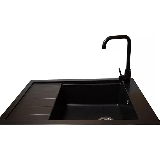 Кухонна мийка Romzha Patrat 78 Antracit (901) - фото 2