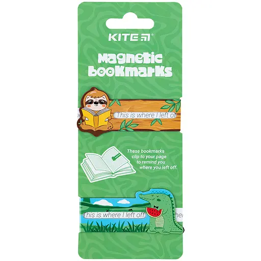 Набор закладок-индикаторов Kite Smart Animals магнитные (K24-496-4)