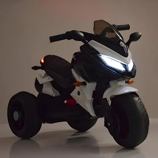 Электромобиль детский Bambi Мотоцикл M 4274EL-1 трехколесный на аккумуляторе с яркой подсветкой и музыкой - фото 2
