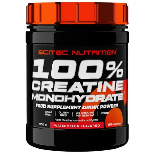 Креатин Scitec Nutrition 100% Creatine Monohydrate 300 г watermelon