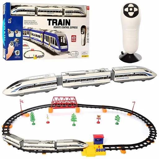 Детская железная дорога Remote Control Express с ручкой управления на 49 деталей (2805Y-2)
