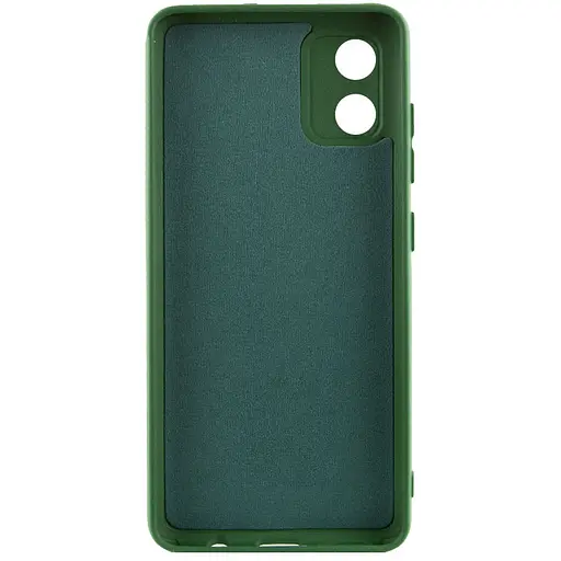 Чохол TPU GETMAN Liquid Silk Full Camera для Motorola Moto E13 Зелений / Dark green - фото 2