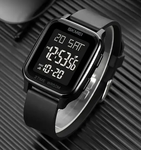 Спортивний наручний годинник Skmei 1858 (Чорний) - фото 4