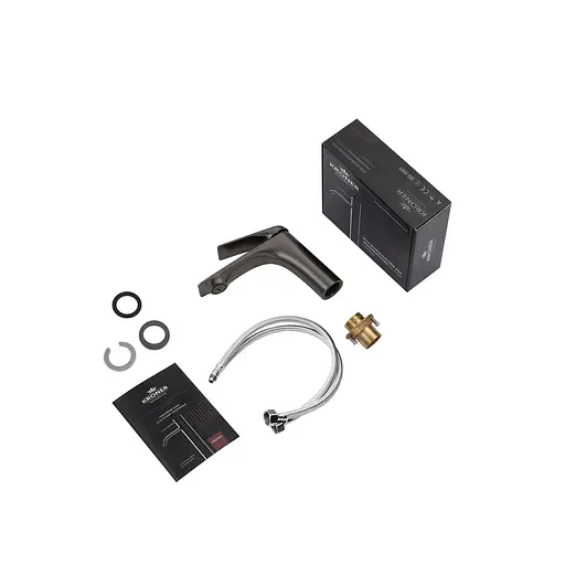 Змішувач для раковини Kroner KRP Graz - GRP010 Графит - фото 7