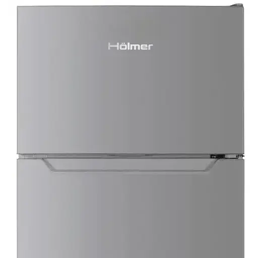 Холодильник Holmer HTF 043SS Grey двухкамерный общий объем 209L полезный объем 168L/37L А+ 143х54.5х58 см - фото 3