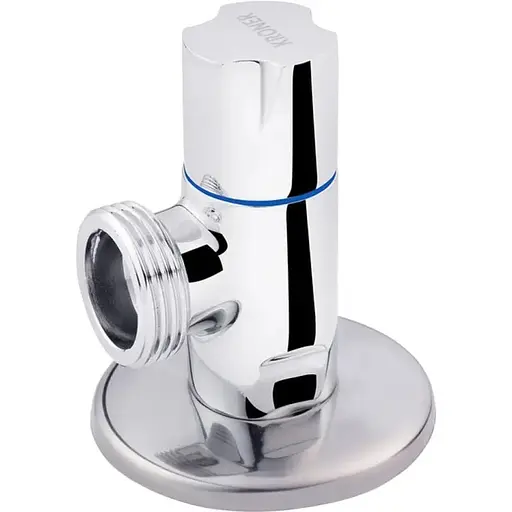 Кран приладовий Kroner KRP Eckventil C302 1/2"х3/4" ЗЗ (CV027382) - фото 1