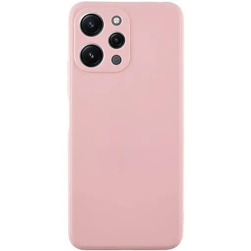 Силиконовый чехол Epik Candy Full Camera для Xiaomi Redmi 12 Розовый / Pink Sand