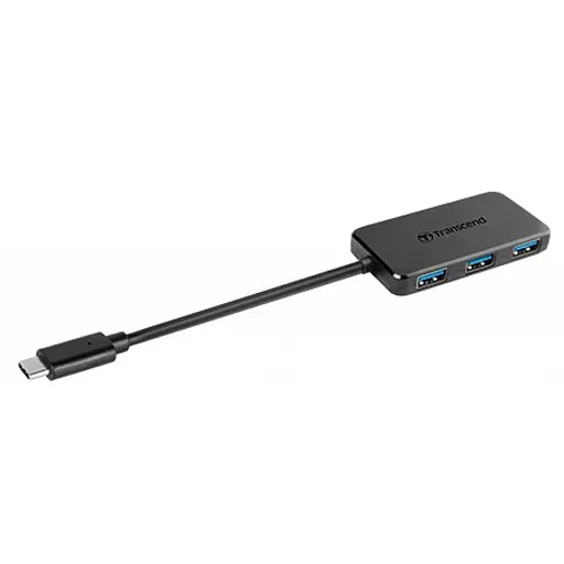 USB-Хаб Transcend USB-хаб 4-Port USB 3.1 Type-C Black (TS-HUB2C) (FFCRTR01448) - фото 1