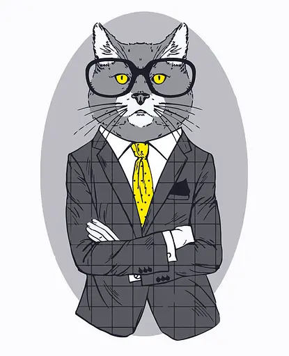 Картина за номерами Rosa Start Fashion Cat 35x45 см