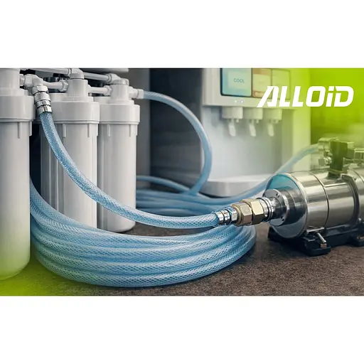 Трубка харчова Alloid посилена армована 10x2.5 мм 50 м (RT-67684) - фото 8