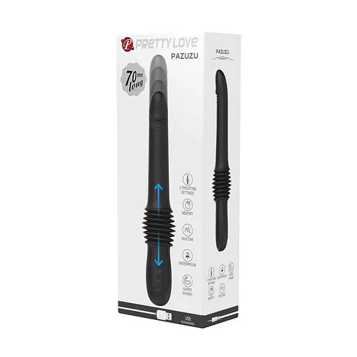 Вибратор Pretty Love Pazuzu 36.2 см черный - фото 2