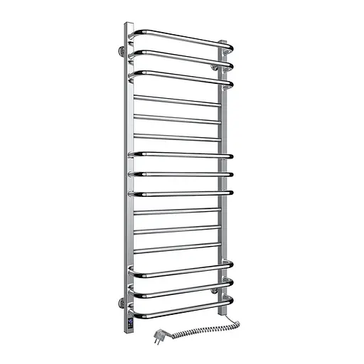 Электрический полотенцесушитель Navin Грандис 480x1200 Sensor правая с таймером полированная 10-043153-5010, Хром, Правое, Электронный - фото 2