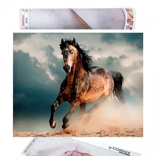 Набір алмазної мозаїки (вишивки) Cornix Art 40 x 30 см AY10 - фото 1