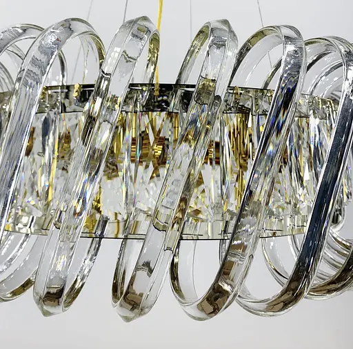 Уникальная подвесная люстра Ø 80 см Line F | Ст. D3008-800 - фото 4