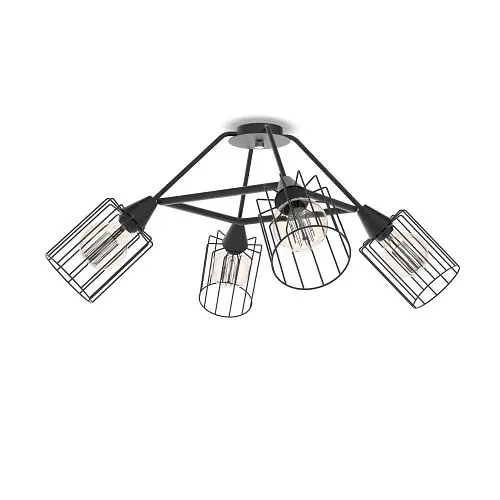 Люстра в стиле лофт LX2494-4 BK