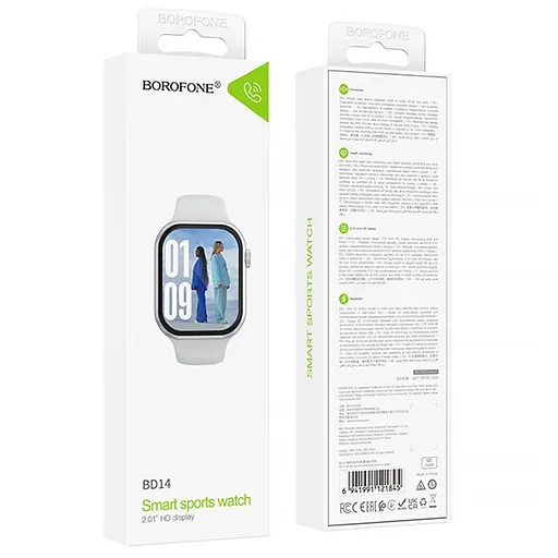 Смарт-годинник Borofone BD14 Smart sports watch (call version) Silver - фото 3