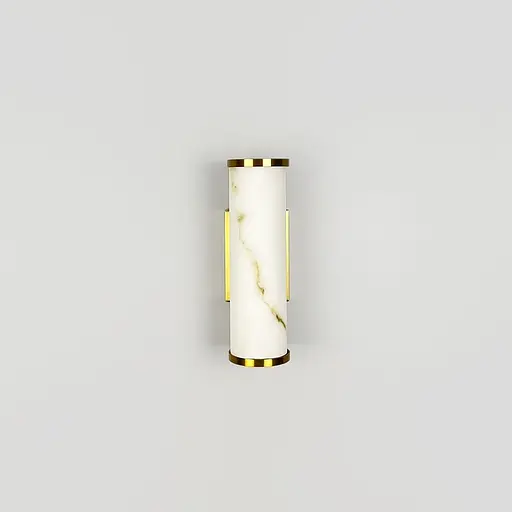 Бра Line F з імітацією мармуру з латунним корпусом Ø6х20 см Арт. WJ366/60*200H - фото 2