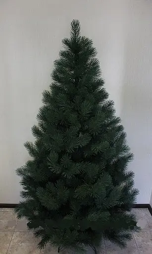 Штучна пухнаста сосна Люкс (висота 2.10 м) лита (Зелена) - фото 2