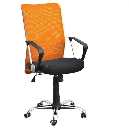 Кресло АЭРО HB сиденье Неаполь N-23/спинка Сеть оранжевая
